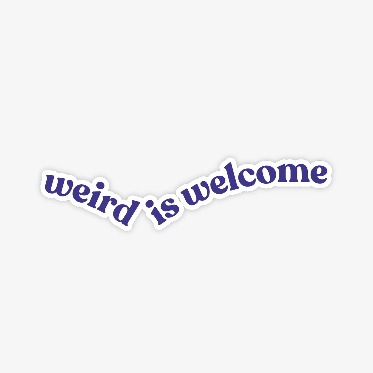 Wabi Blobi mantra sticker