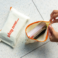 Zip Pouch — “Create Now / Overthink Later”