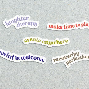 5 Sticker Set — Mantra Collection