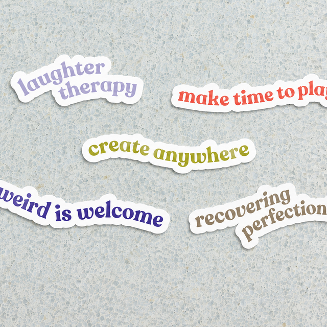5 Sticker Set — Mantra Collection
