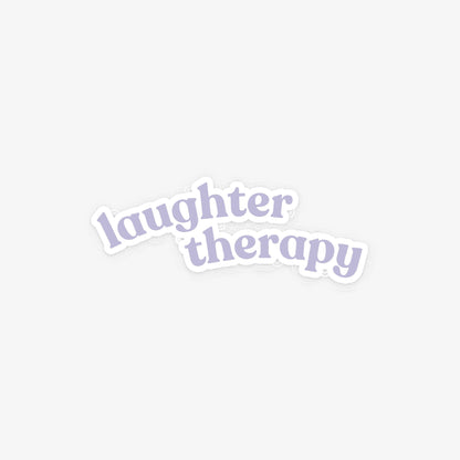 Laughter Therapy mantra sticker