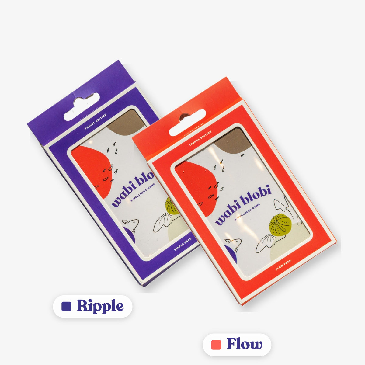 Wabi Blobi Travel Edition 2-pack: Ripple and Flow