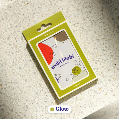 Wabi Blobi Travel Edition, Glow pack (lime)