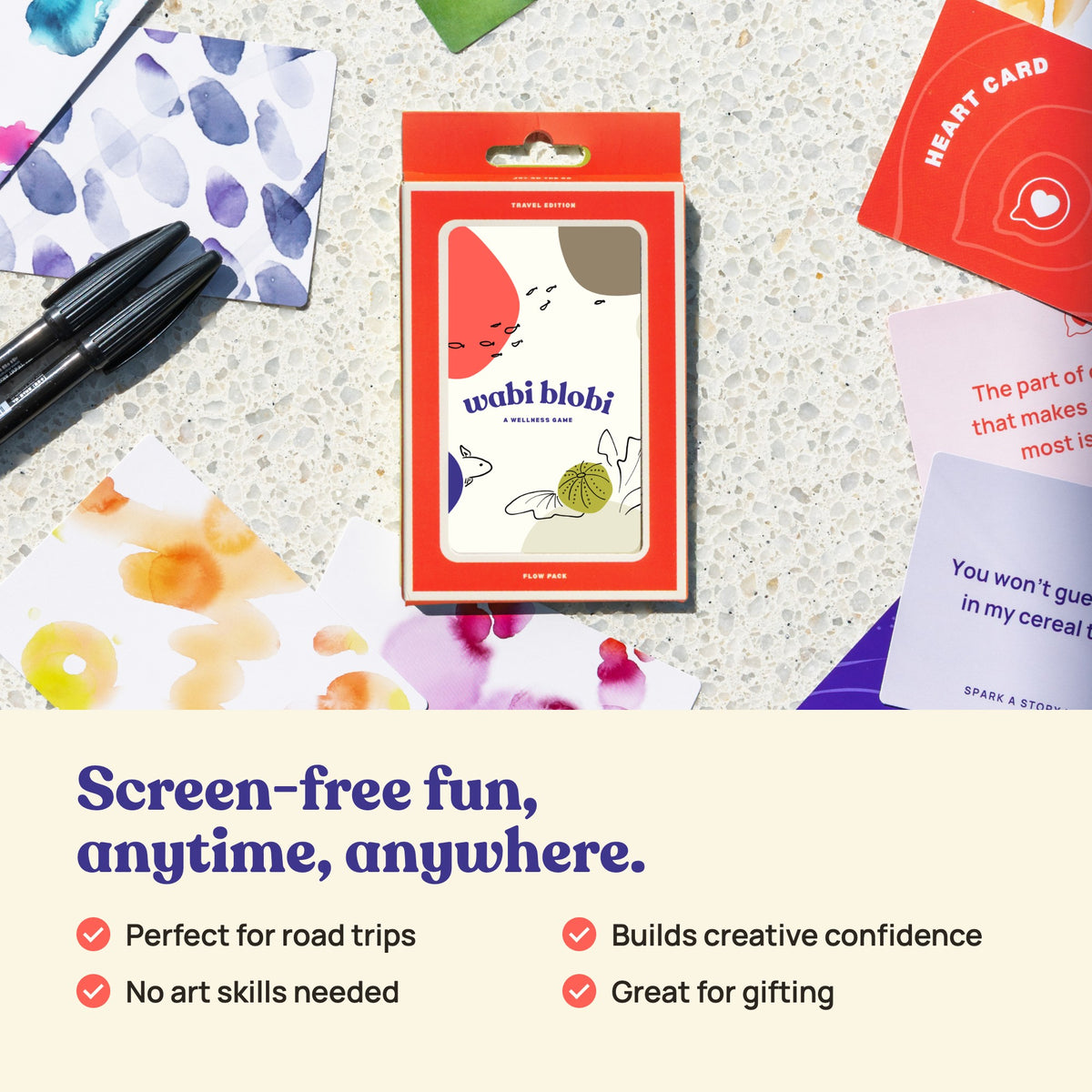 Screen-free fun anytime, anywhere: perfect for road trips, no art skills needed, builds creative confidence, great for gifting