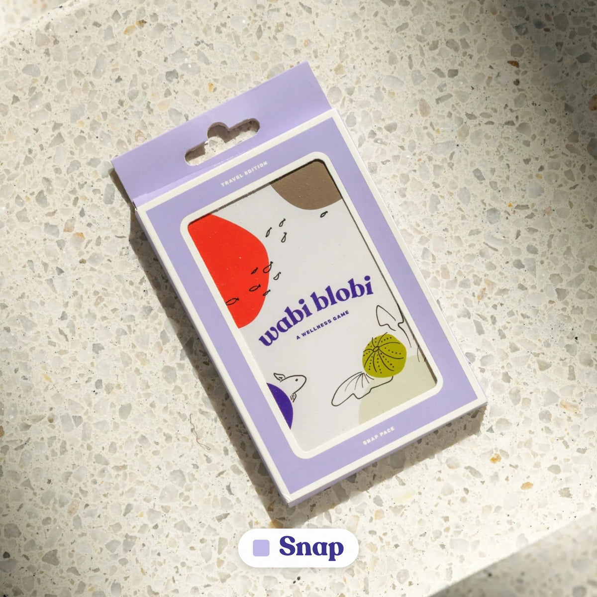 Wabi Blobi Travel Edition, Snap pack (lavender)
