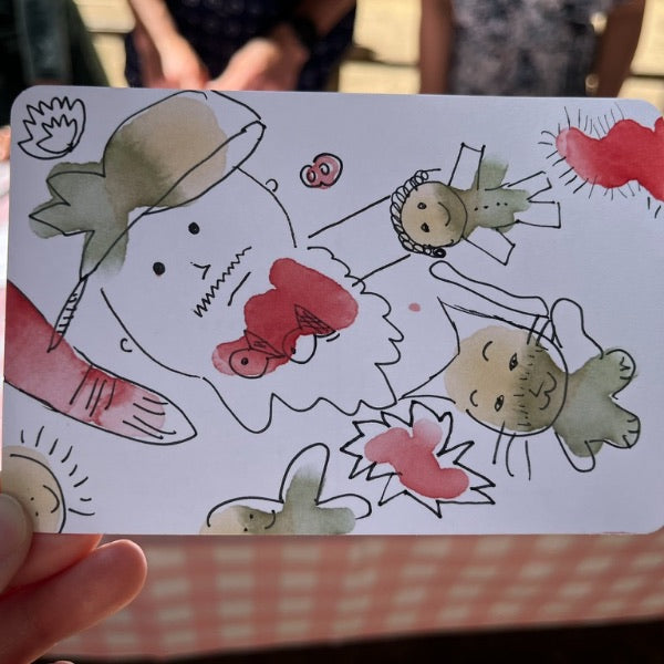Wabi Blobi cards and doodles