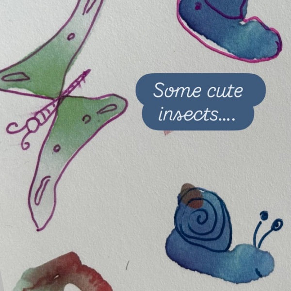 Wabi Blobi cards and doodles